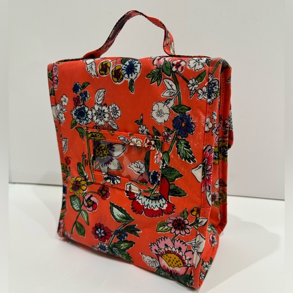 🥪Vera Bradley Insulated Lunch Bag - Classic Coral Floral 🥪 - Picture 3 of 14